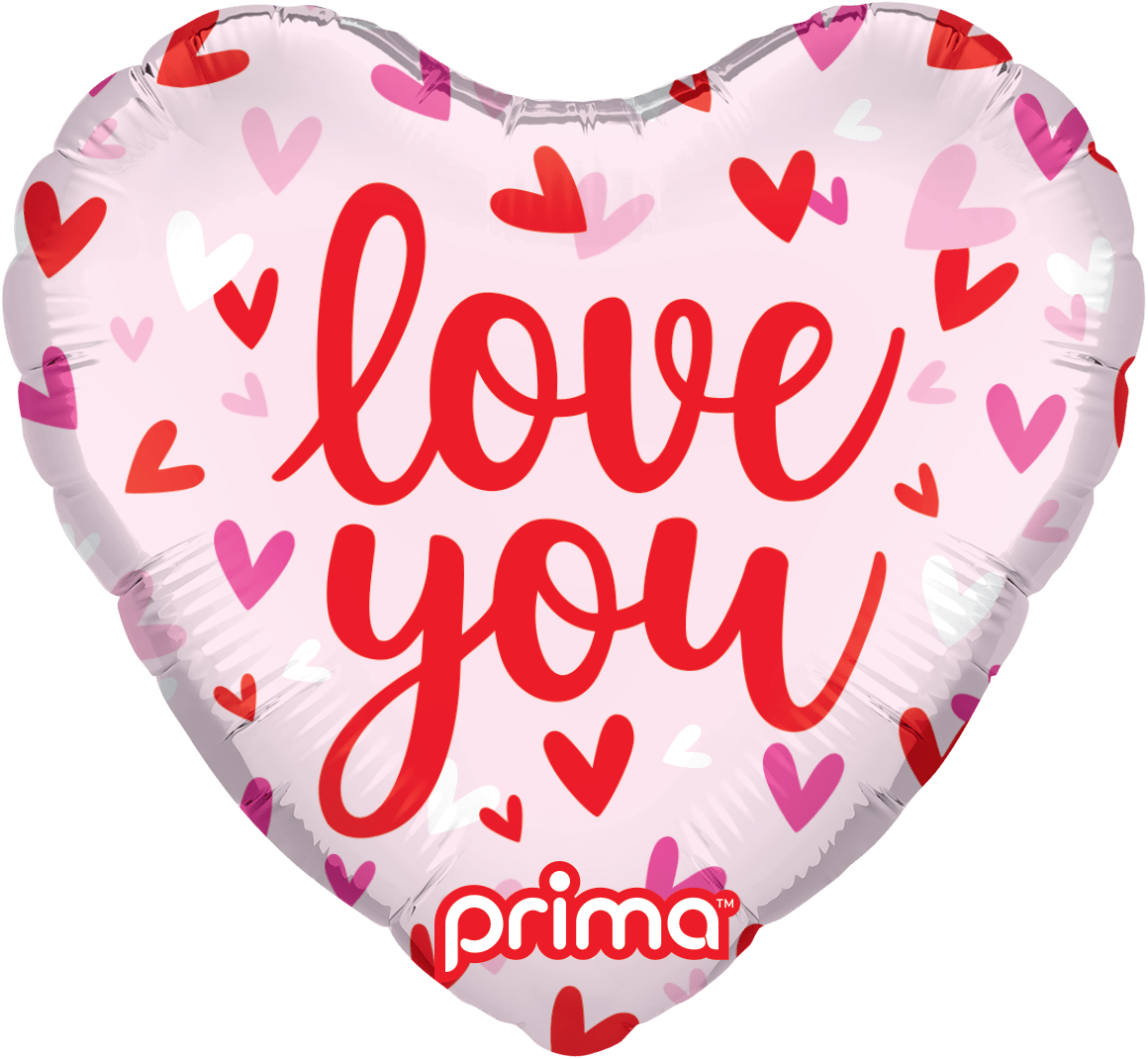 9" Heart Love You Confetti Hearts (6ct)