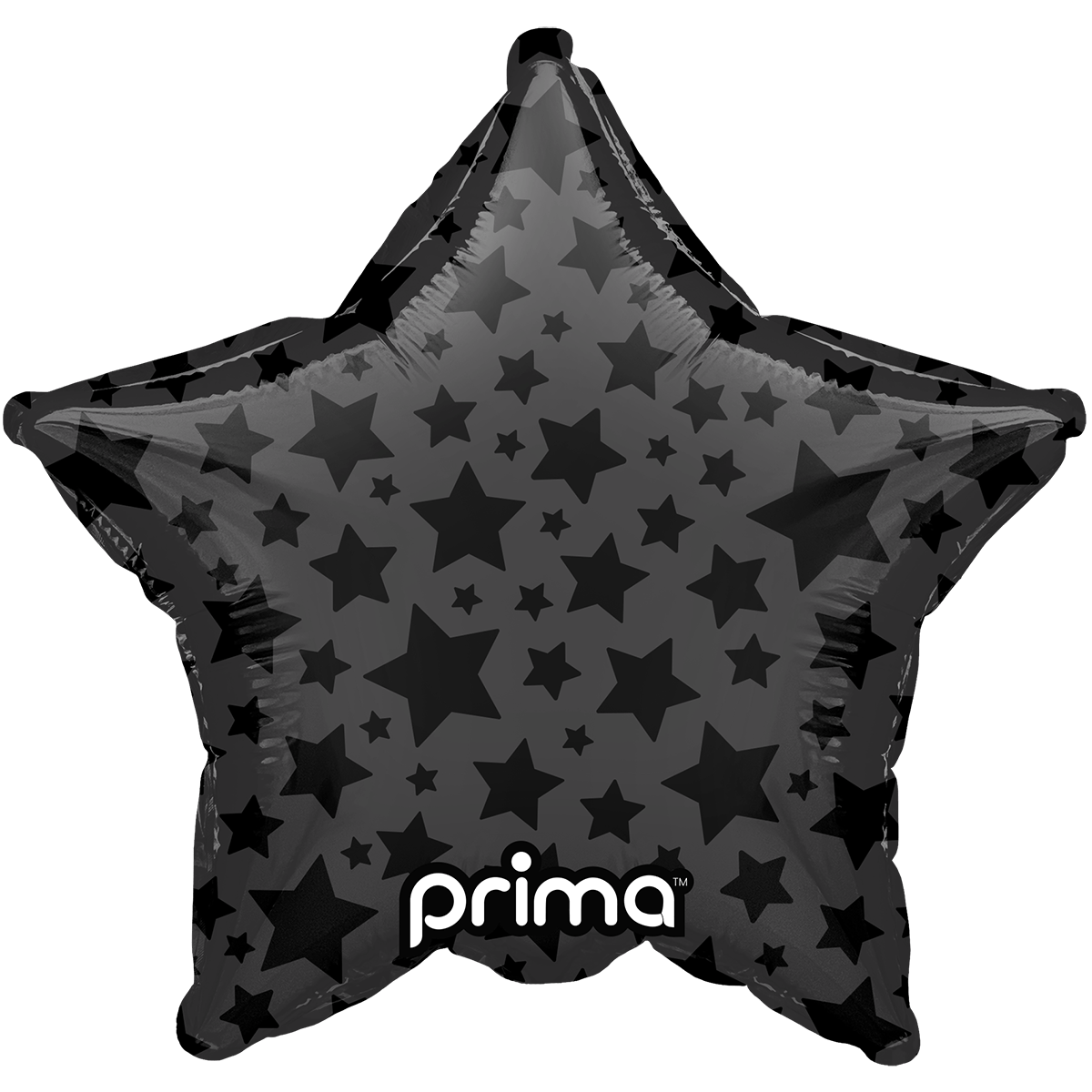 9" Star Black Shiny & Matte Stars (6pc)