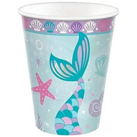 9oz Cups - Shimmering Mermaid (8ct)
