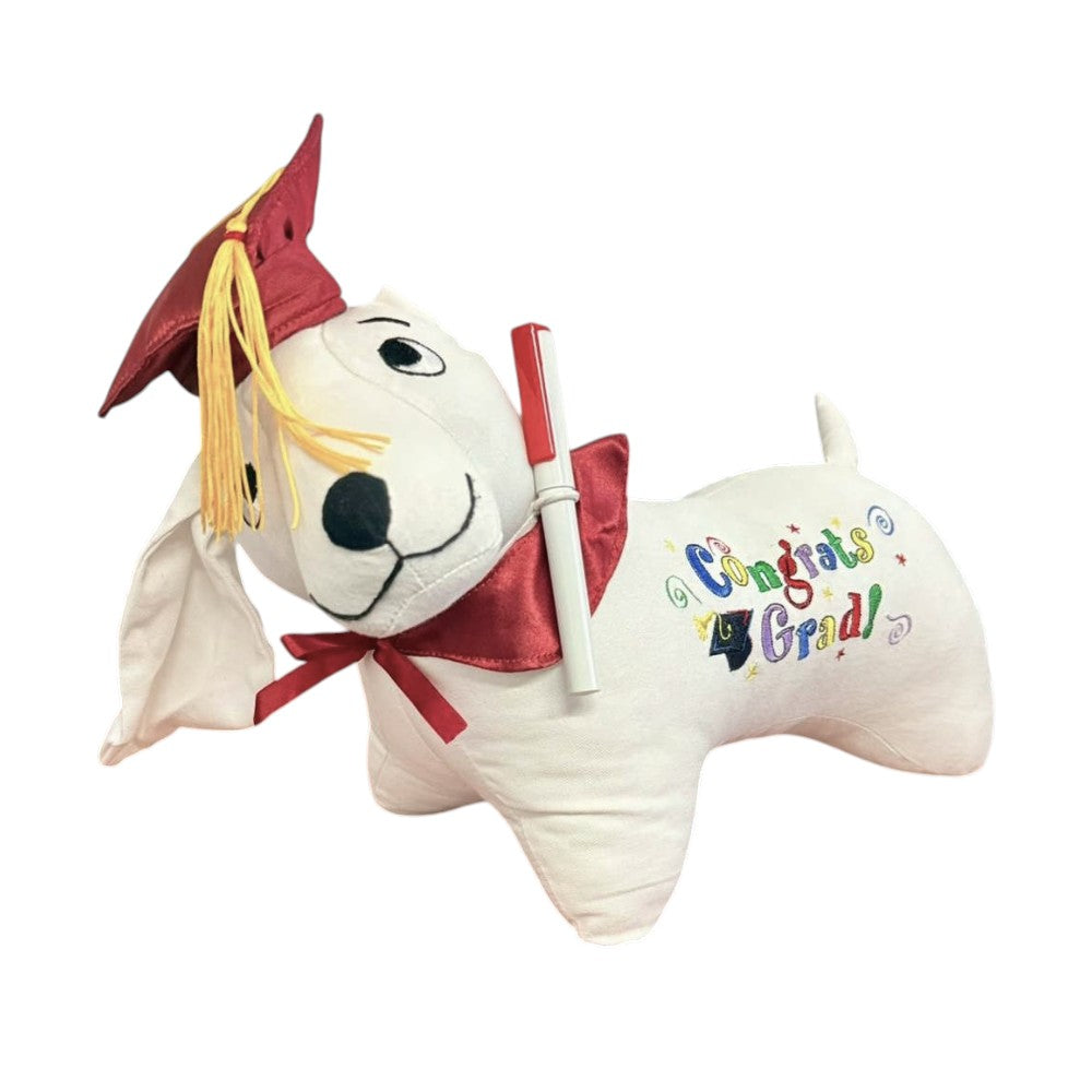 Plush Toy - Graduation Autograph Dog 15”