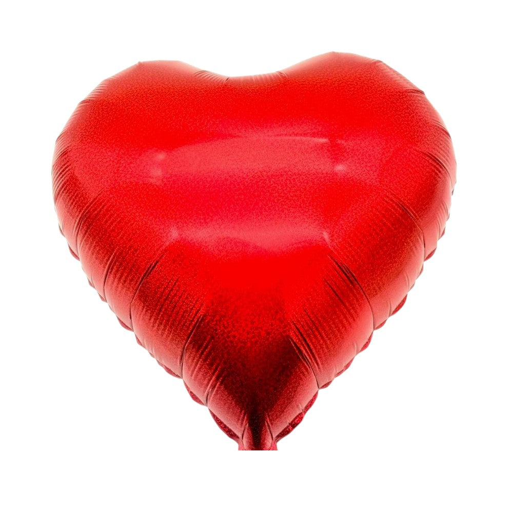 18" Heart - Holographic Red (50ct) - Party America