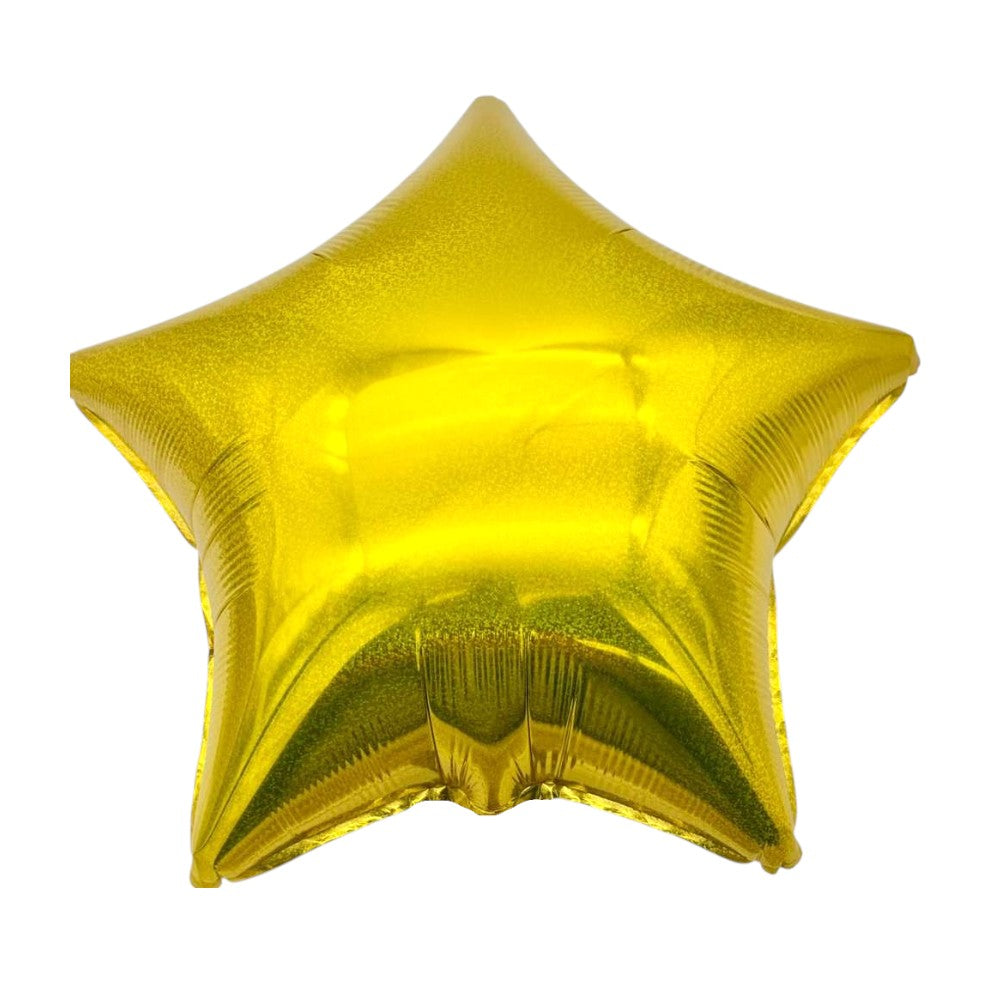 19" Star - Holographic Gold (50ct) - Party America