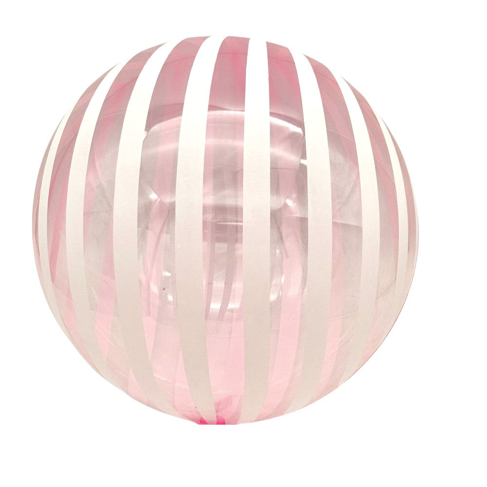 18" Stripe BOBO Balloon - Red