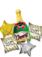 Balloon Bouquet - Anniversary Champagne - Conver USA