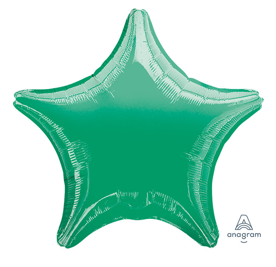 18" Star - Green (100ct) - Anagram