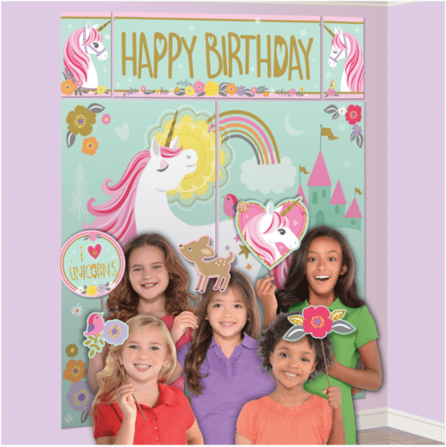Backdrop and Props - Magical Unicorn