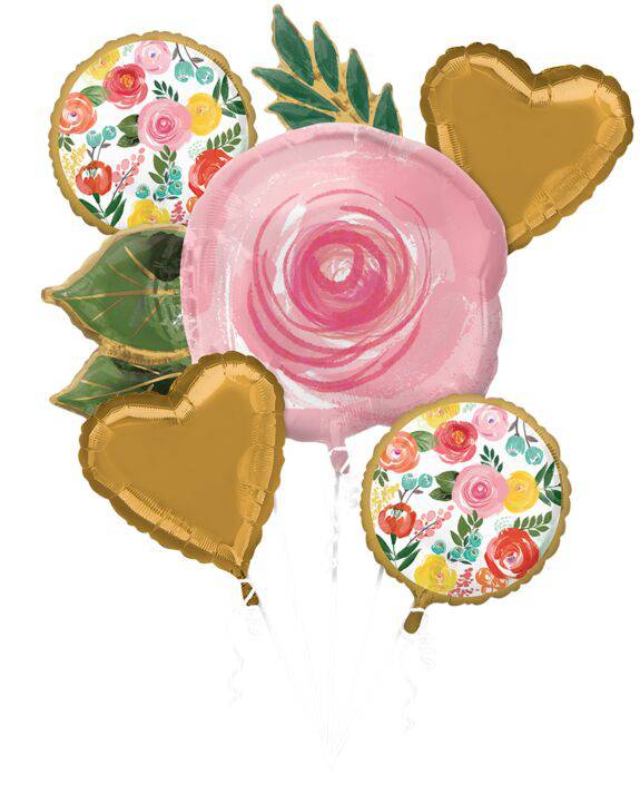 Balloon Bouquet - Bright Floral
