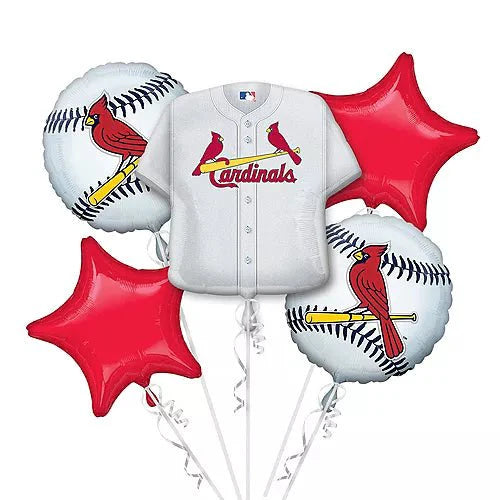 Balloon Bouquet - MLB Cardinals