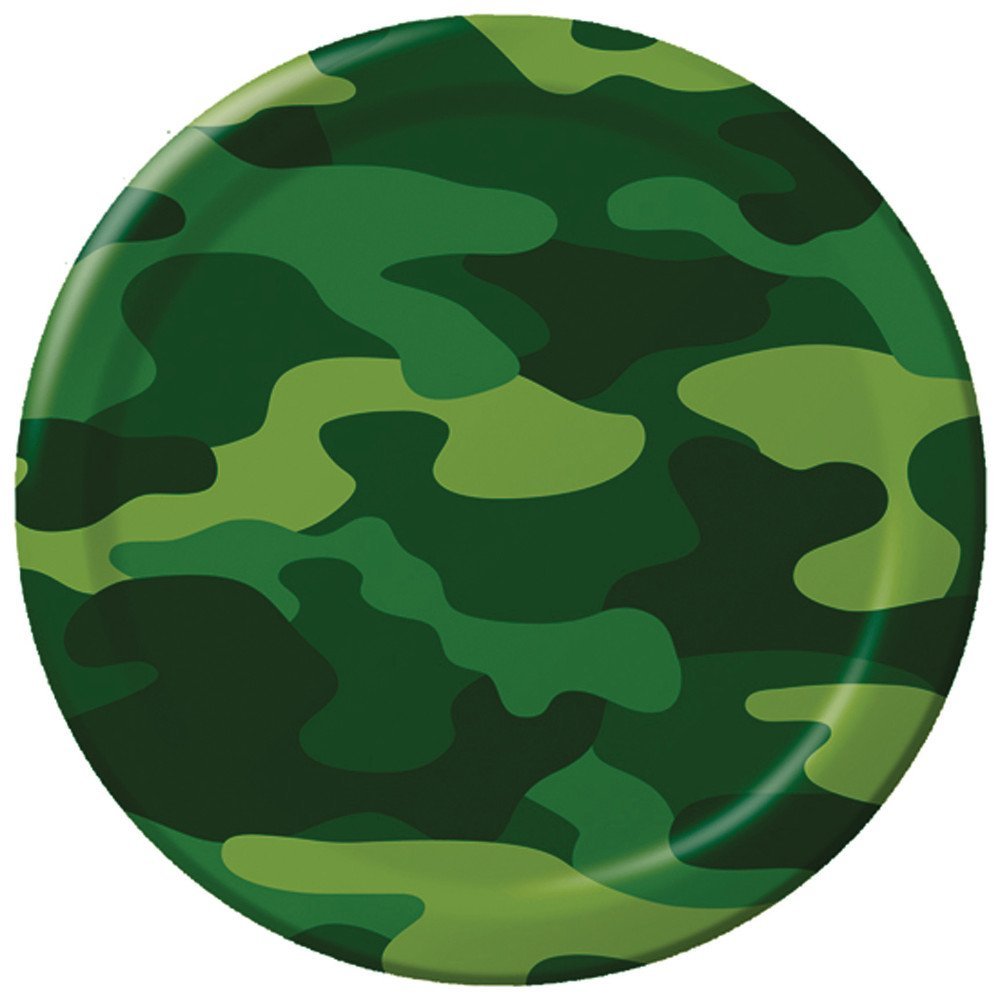 Camo Gear 7in Paper Plates 8 Count