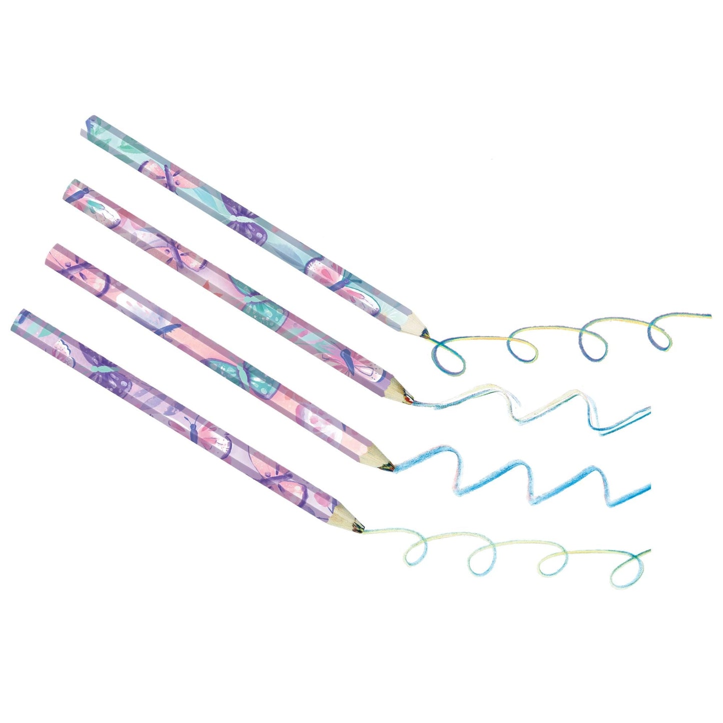 Colored Pencils - Flutter Multi (4pc)