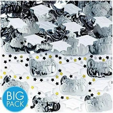 Congrats Grad (White) Confetti 2.05oz - Amscan