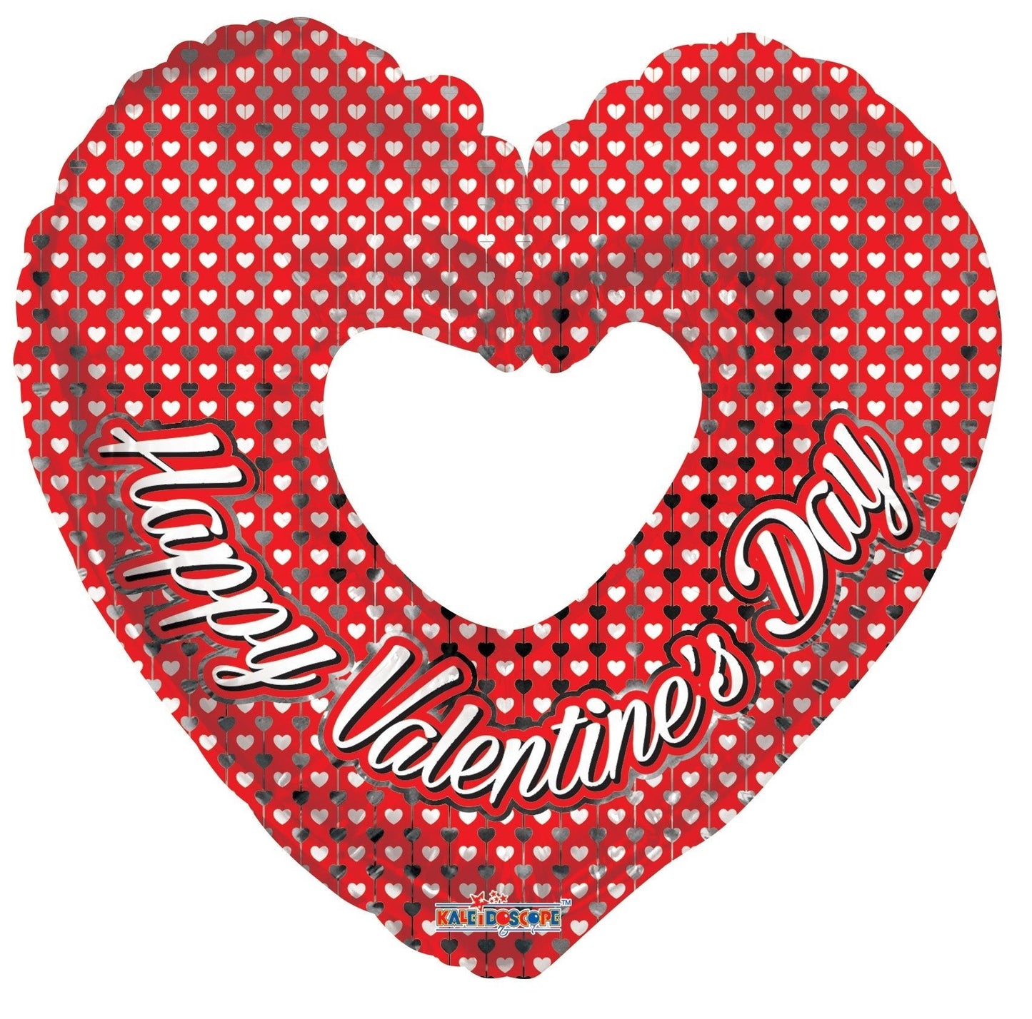 36" Happy Valentine's Day Swiss Dots Heart - Conver USA