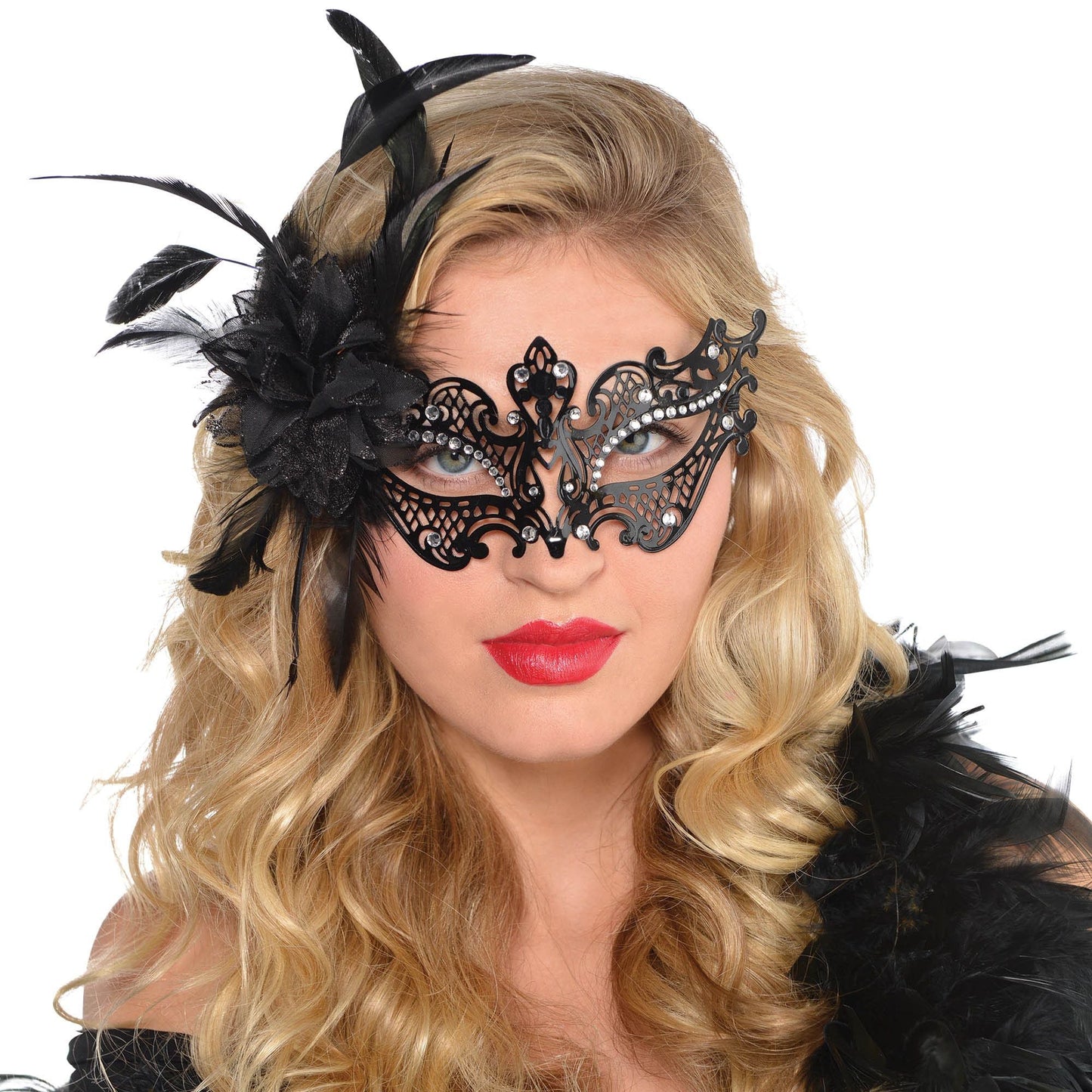 Costume - Filigree Gem Floral Mask