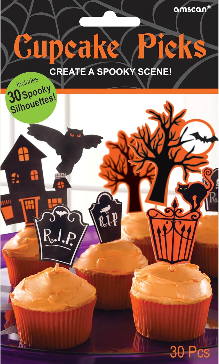 Cupcake Picks - Spooky Scene (30ct)