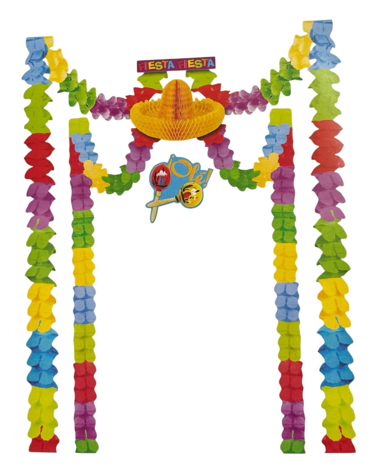 Fiesta Garland Decoration Kit 12.5ft - Amscan