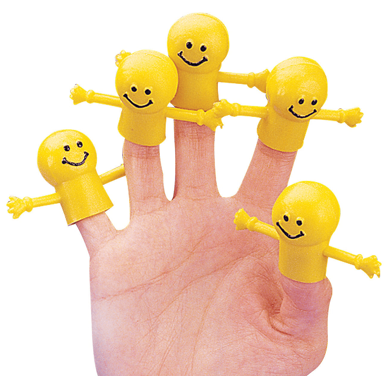 Finger Puppet - Smile Face (12ct)