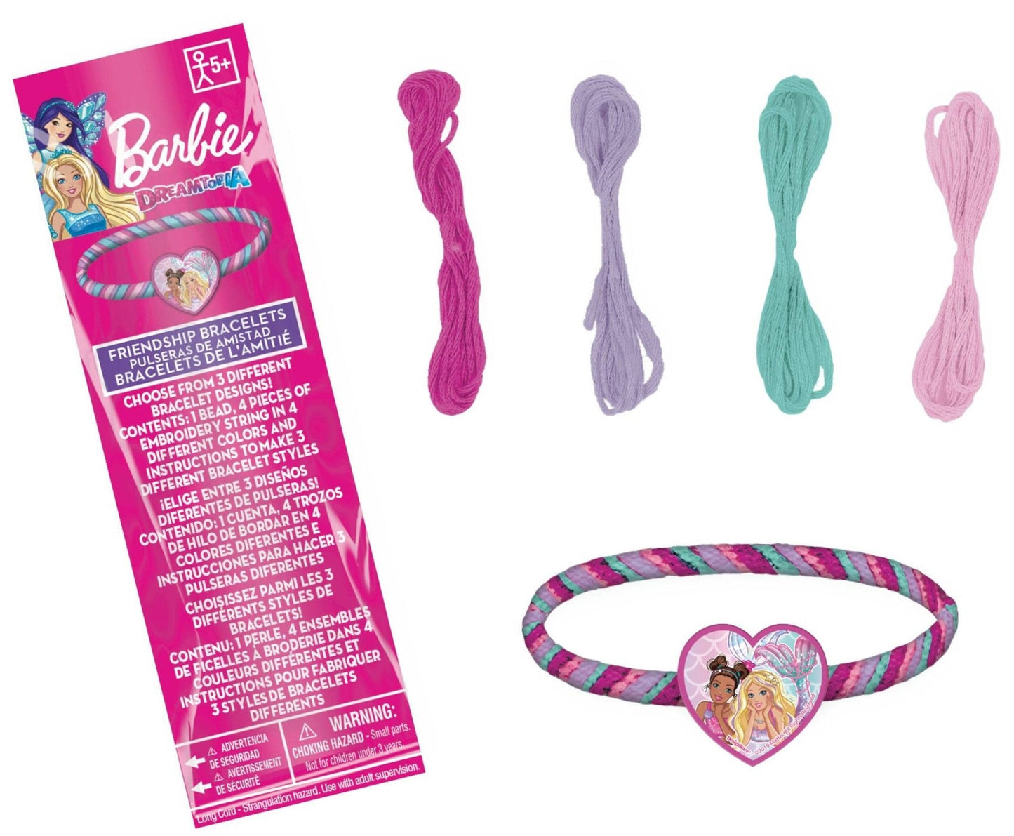 Friendship Bracelet Kit - Barbie Dreamtopia Mermaid (8ct)