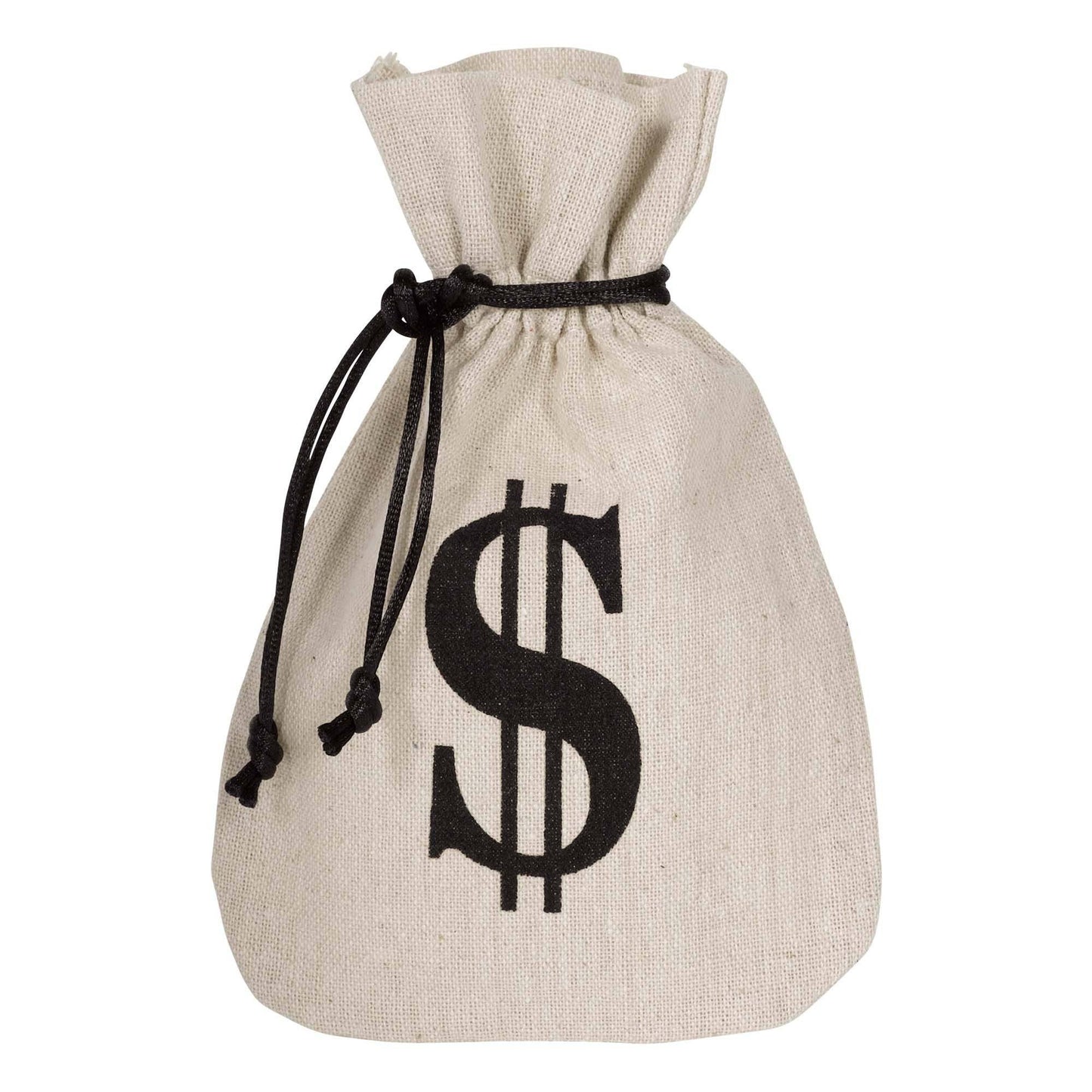 Goodie Bags - Black Dollar Sign Western Fabric (8ct)