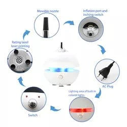 HT - 566 Dual Electric Air Pump W/Lights