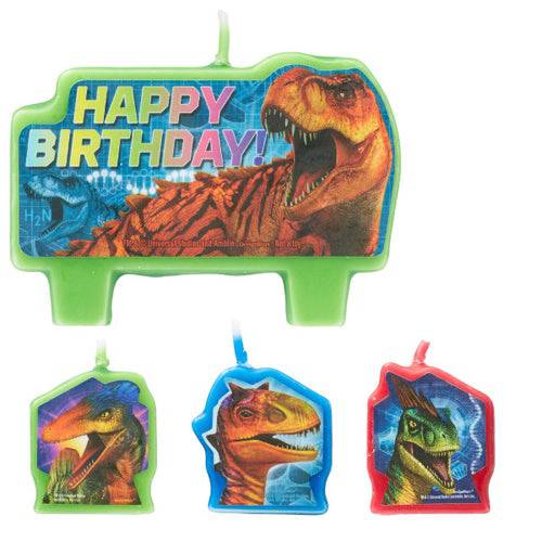 Jurassic World Birthday Candle (4 Count) - Amscan