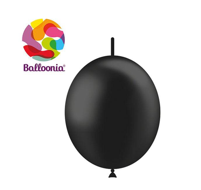 Metallic Black Latex - Balloonia