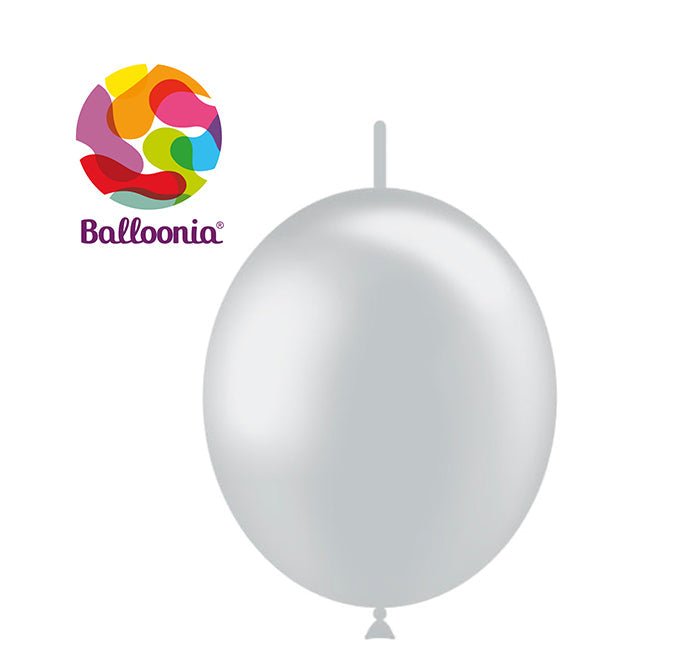 Metallic Silver Latex - Balloonia