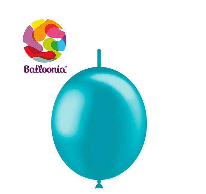 Metallic Turquoise Latex - Balloonia