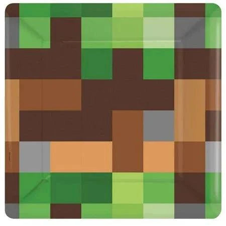 Minecraft TNT PARTY! 7" Plates - Amscan