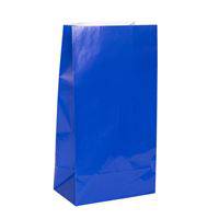 Paper Bag Blue 8ct - Amscan