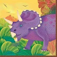 Prehistoric Party Beverage Napkins (16 Count) - Amscan