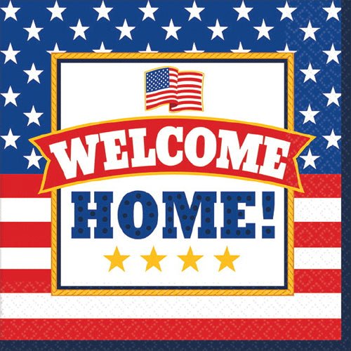 Welcome Home Beverage Napkins (36 Count) - Amscan