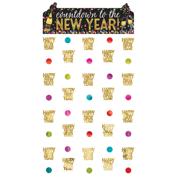 Doorway Curtain - New Year's Colorful - Amscan