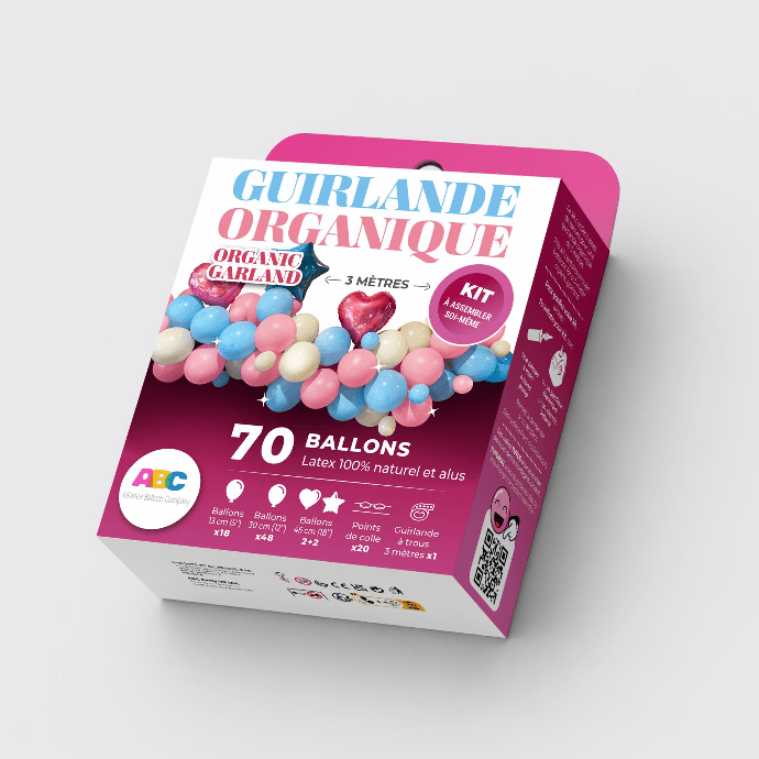 10' Organic Balloon Garland Kit - Baby
