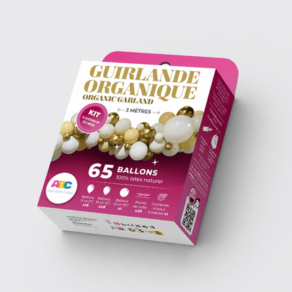 10' Organic Balloon Garland Kit - Cream