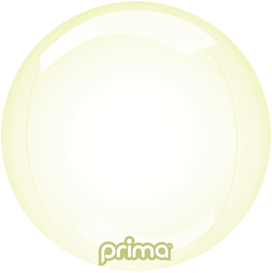 10" Yellow Glass Sphere