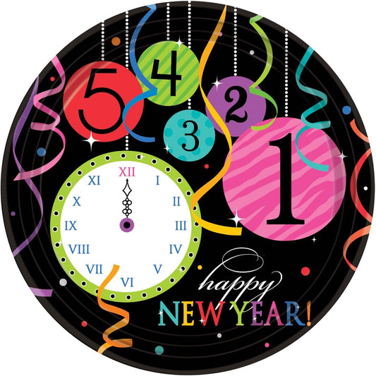 10.25" Paper Plates - Wild New year (8ct)
