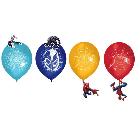 11" Latex Balloons - Spider - Man Webbed Wonder (6ct)