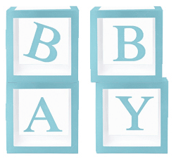 12" Clear Boxes - Baby (Select Color) - Borosino