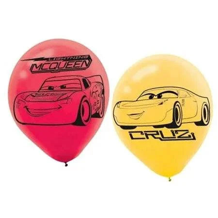 12" Disney Cars 3 - Lightning McQueen (6ct)