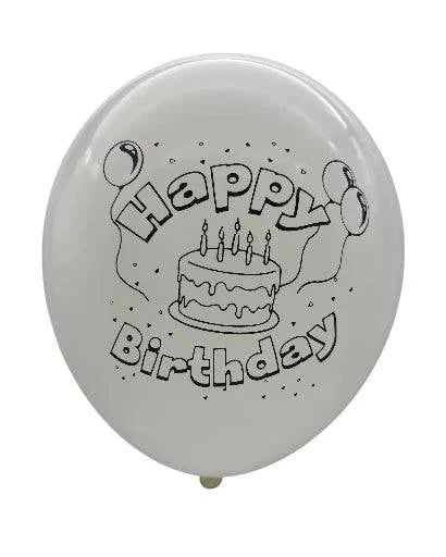 12" Happy Birthday (12 Bags of 8ct - 10ct) - Premium Party Distribution