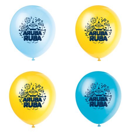 12" Latex Balloons - Minions (8ct)