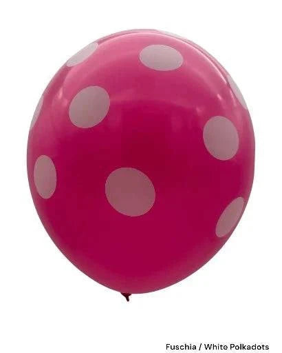 12" Polka Dots (72ct) - Premium Party Distribution