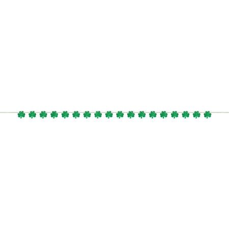 12' St. Patrick's Day Glittering Shamrock Banner
