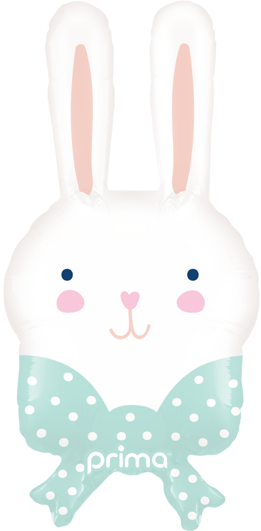 12" Sweet Bunny Head (2pc)