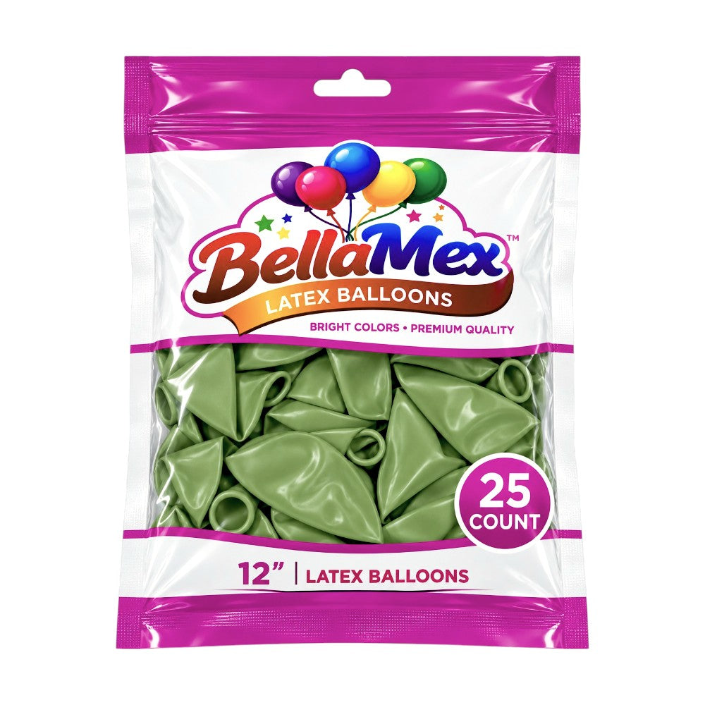 12" Jungle Green Latex (25ct) - BellaMex