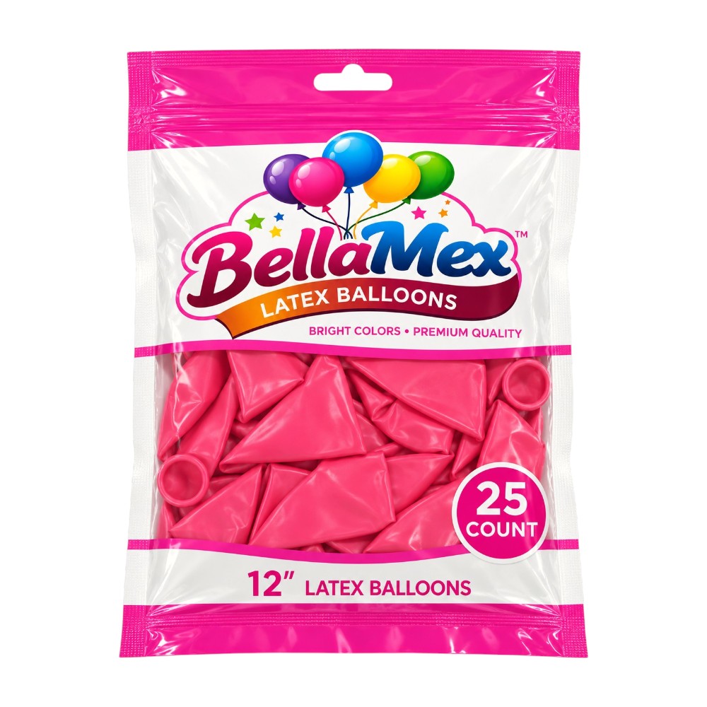 12" Rose Red Latex (25ct) - BellaMex