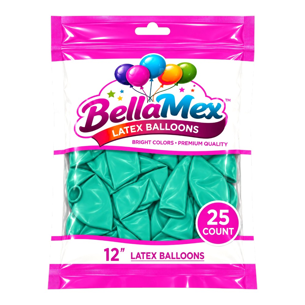 12" Tiffany Blue Latex (25ct) - BellaMex