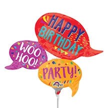 14" Happy Words Birthday (10ct)