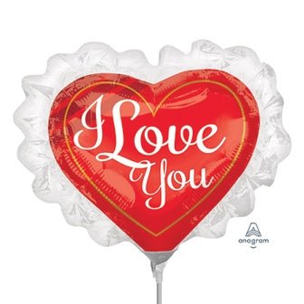 14" Love You Ruffle