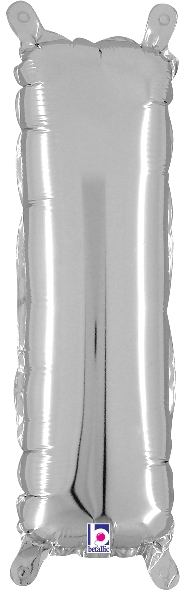 14" Megaloon Jr. Letter I - Silver (5ct)